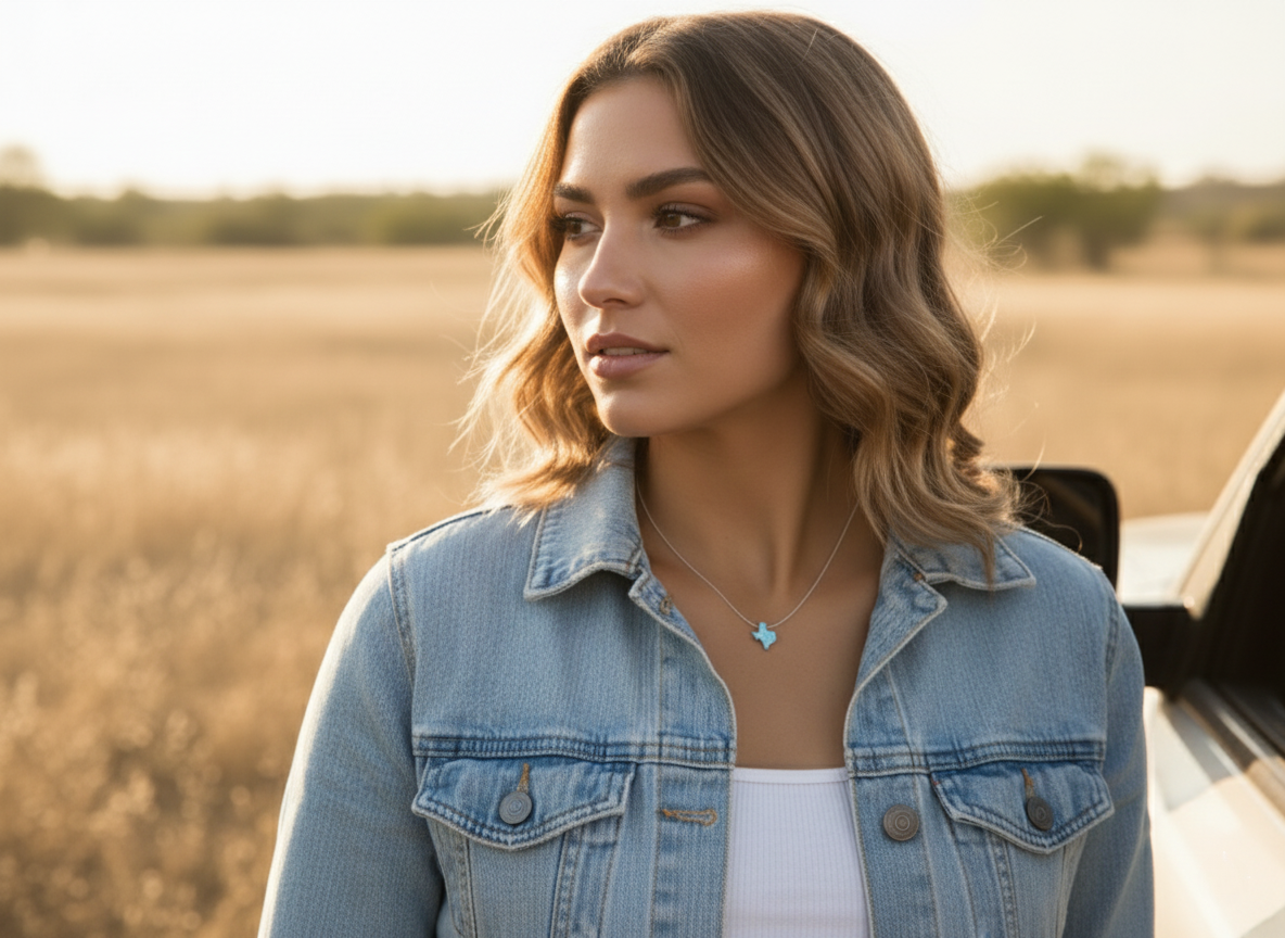 Texas State Necklace - OpaLandJewelry