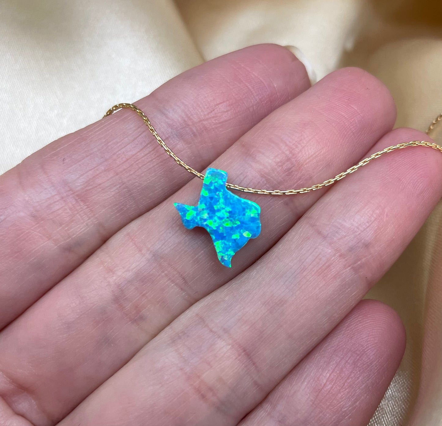 Texas State Necklace - OpaLandJewelry