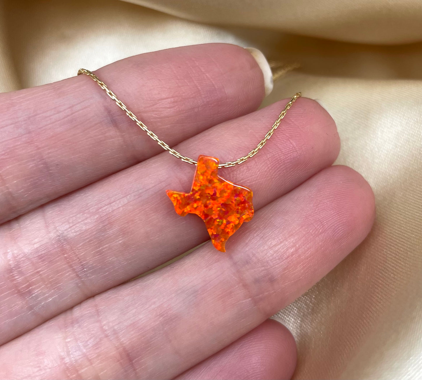 Texas State Necklace - OpaLandJewelry