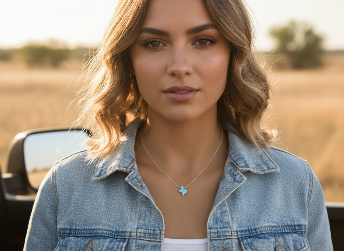 Texas State Necklace - OpaLandJewelry