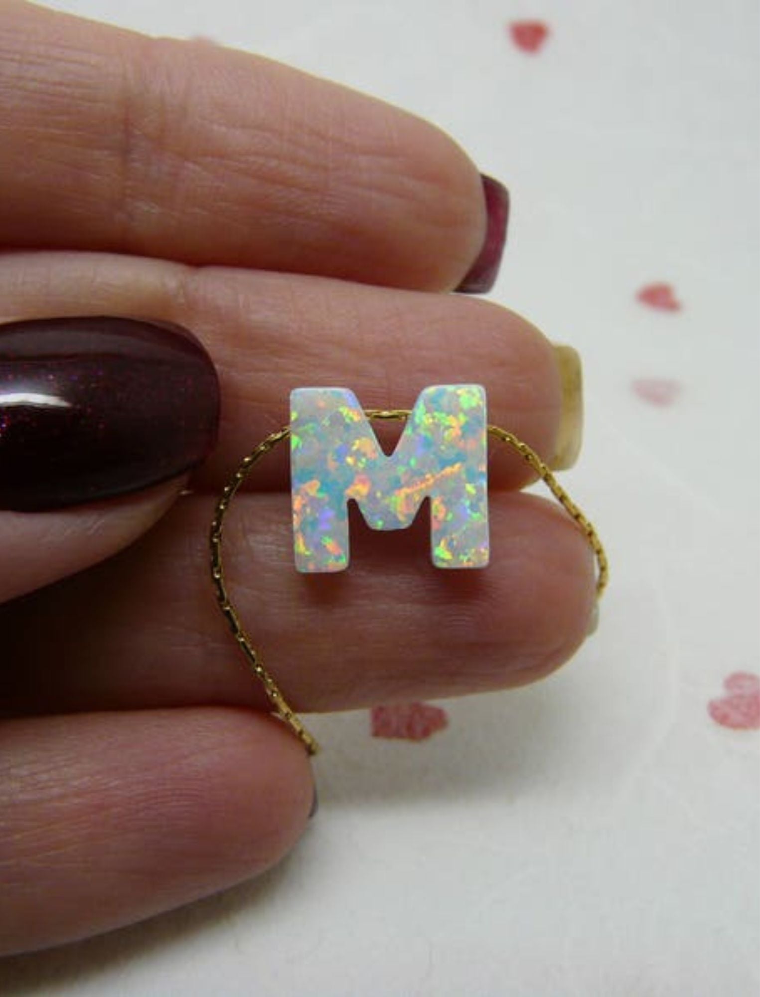 M letter opal