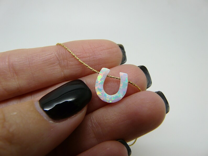 Opal Horseshoe Necklace – A Symbol of Luck - OpaLandJewelry