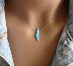 Israel map necklace