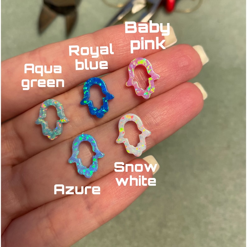 opal hamsa hands