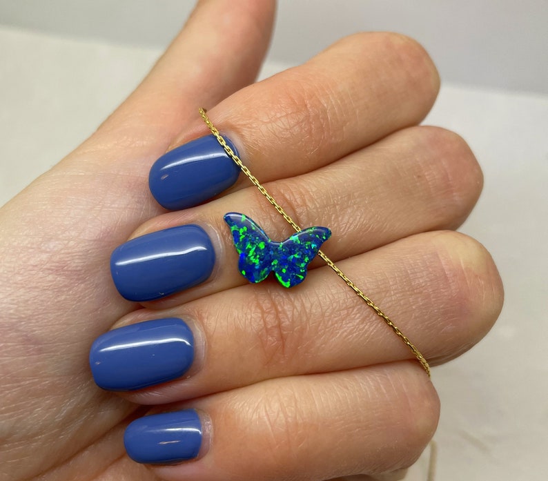 Opal Butterfly Necklace - 12 mesmerizing colors - OpaLandJewelry