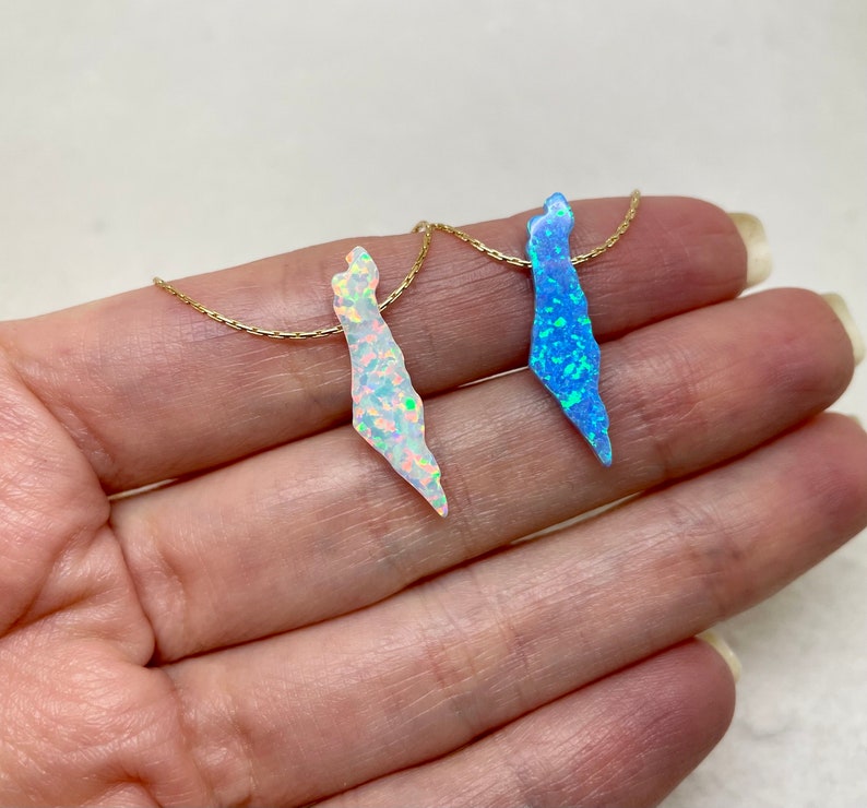 Israel opal pendants