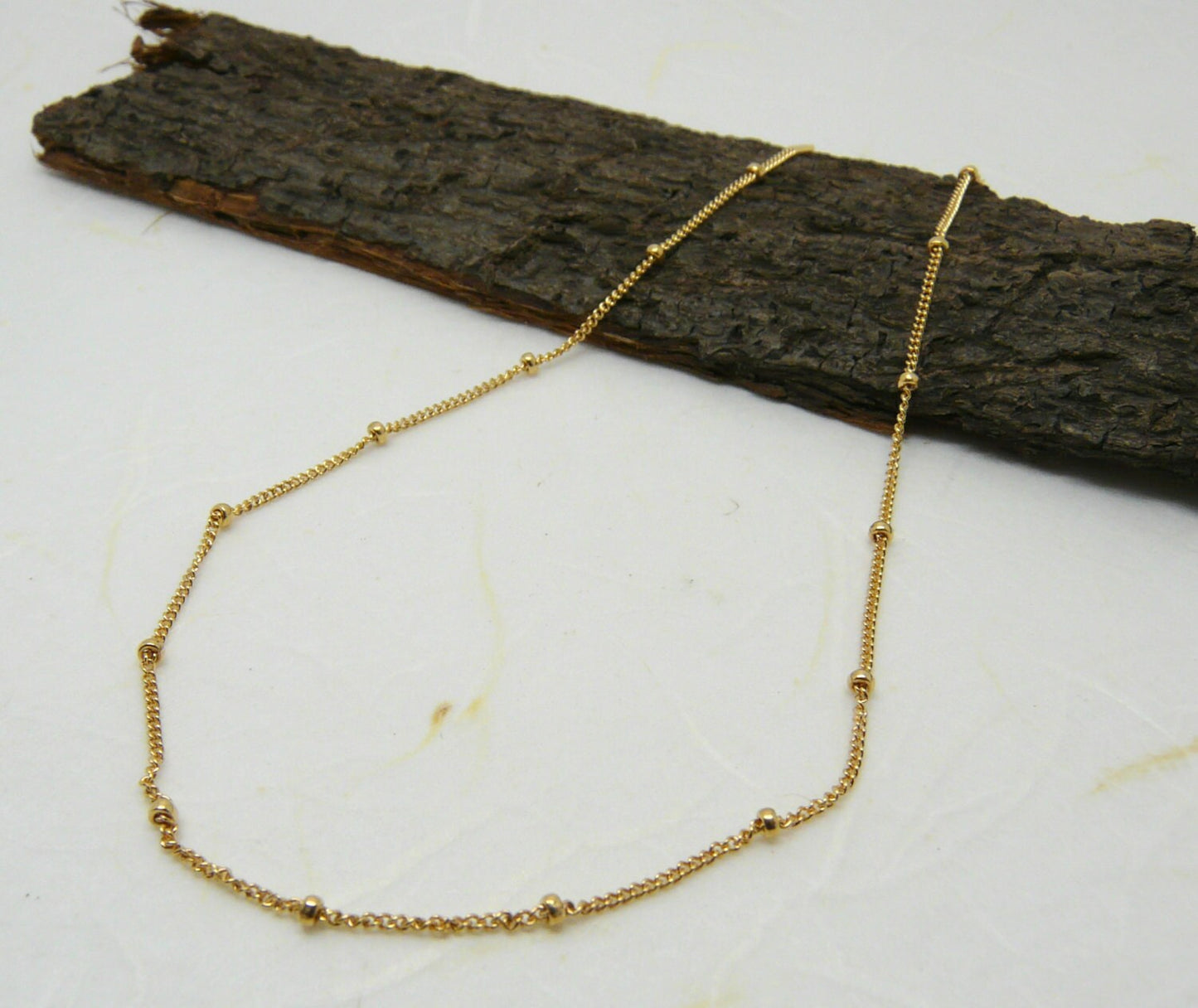 Elegant Gold-Filled Satellite Chain
