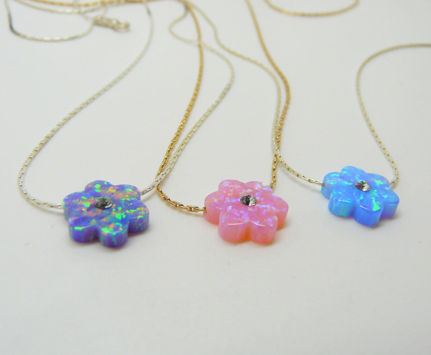Opal Flower Necklace – Adorable & Whimsical - OpaLandJewelry