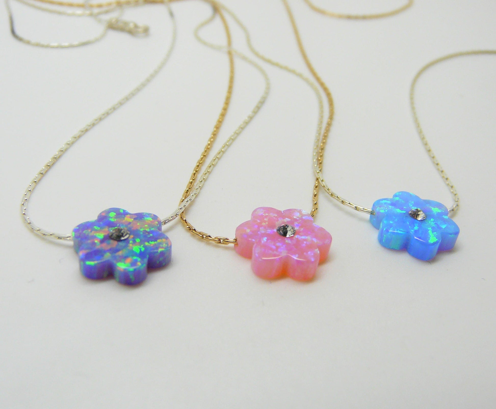 Opal Flower Necklace – Adorable & Whimsical - OpaLandJewelry