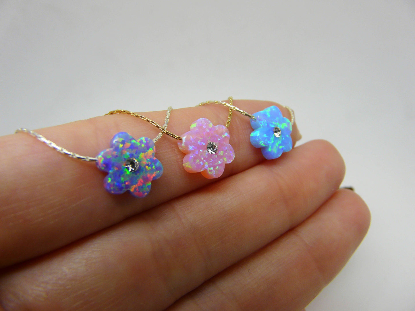 Opal Flower Necklace – Adorable & Whimsical - OpaLandJewelry