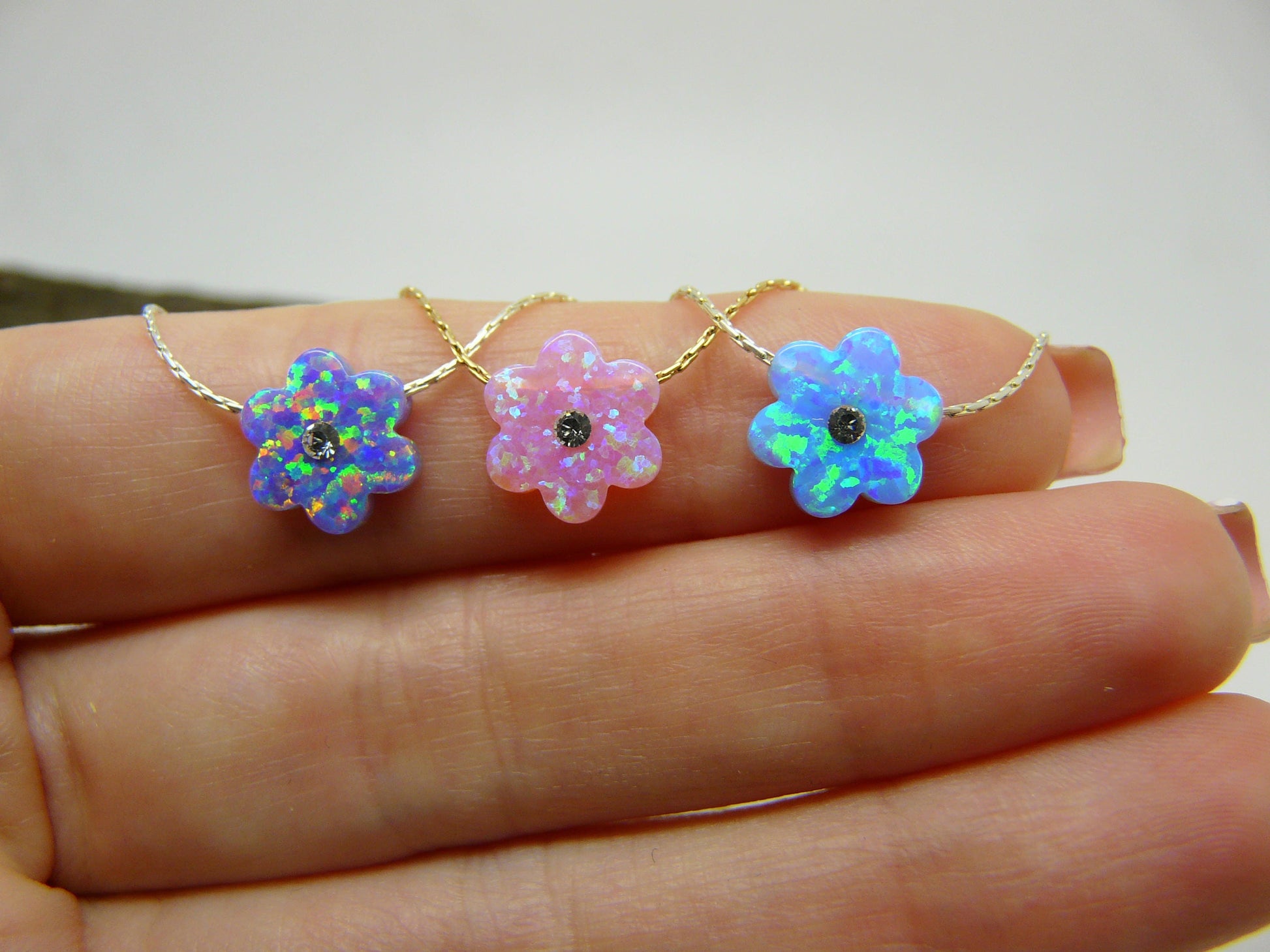 Opal Flower Necklace – Adorable & Whimsical - OpaLandJewelry