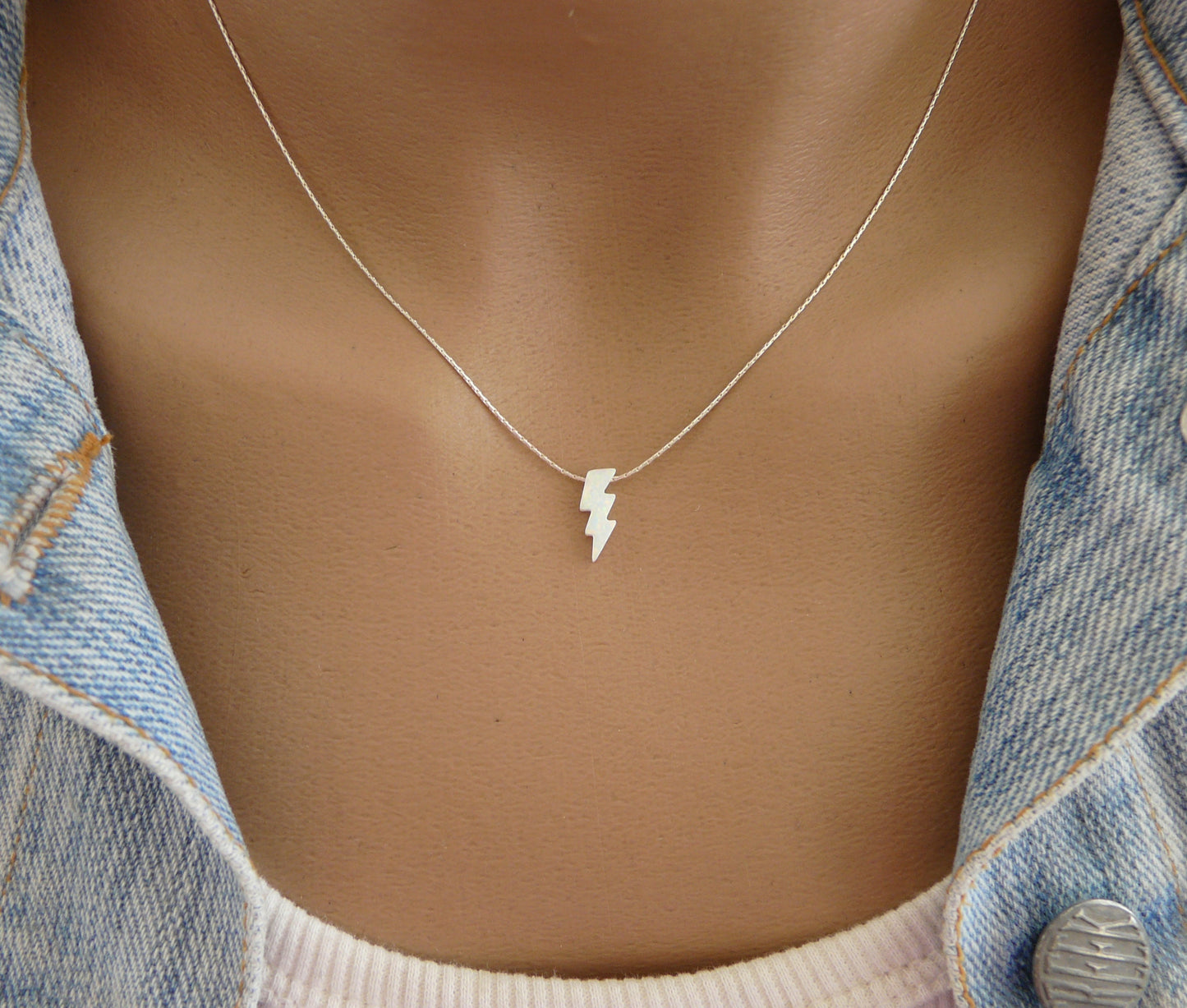 Lightning Bolt Necklace -  Electrify Your Style