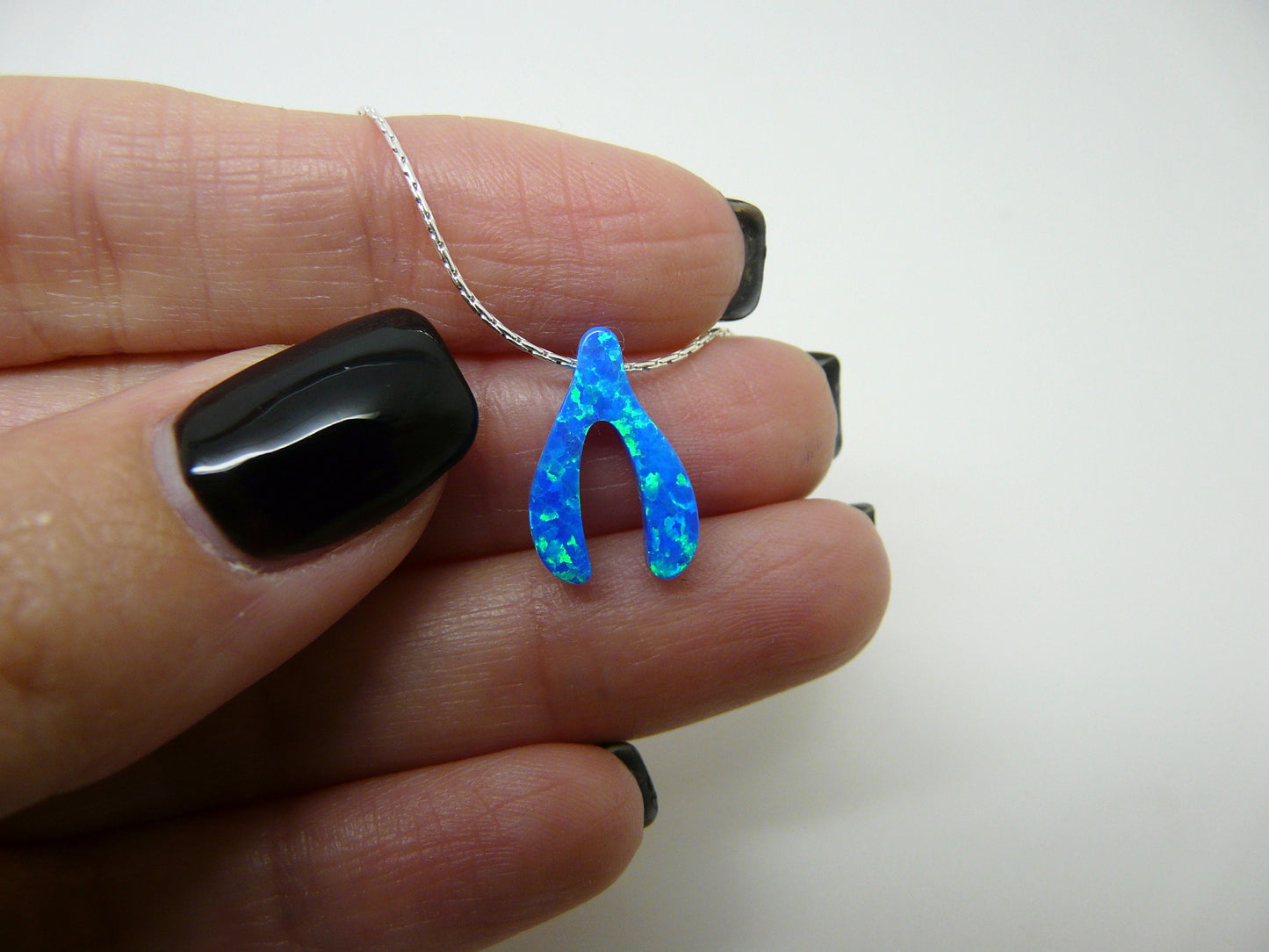 Wishbone Necklace for Good Luck - OpaLandJewelry