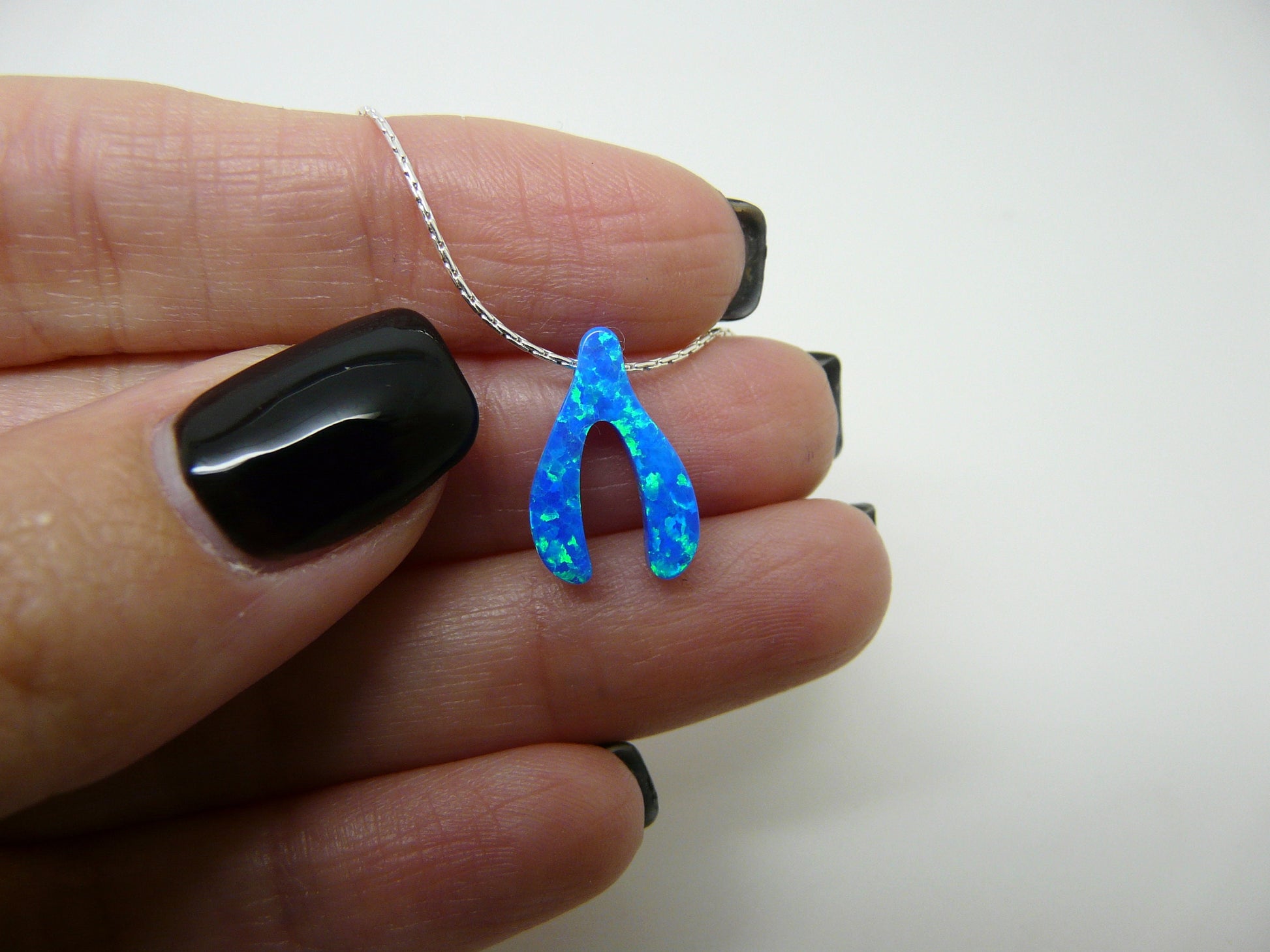 Wishbone Necklace for Good Luck - OpaLandJewelry