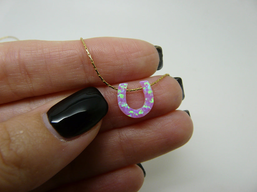 Opal Horseshoe Necklace – A Symbol of Luck - OpaLandJewelry
