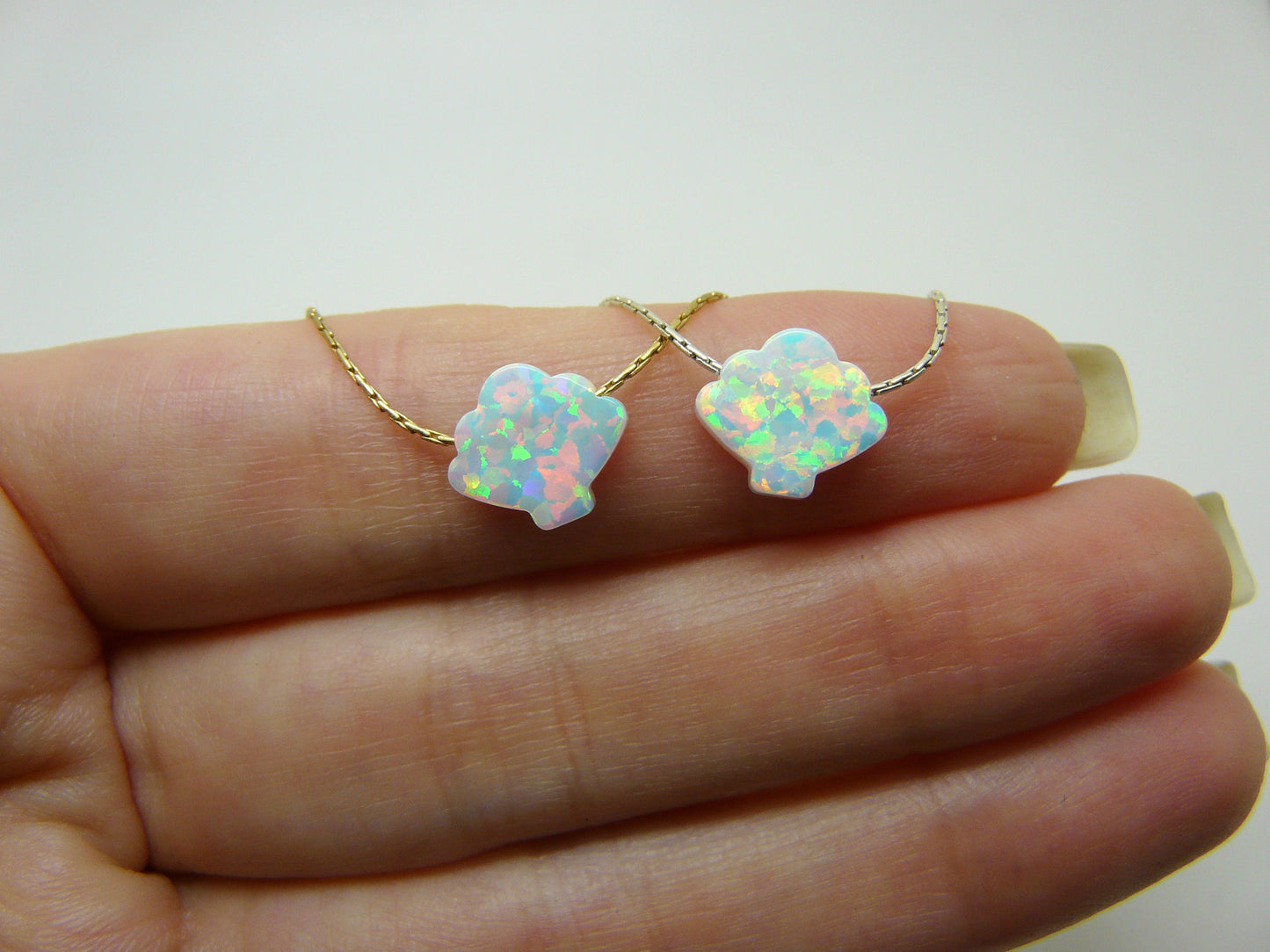 Opal Shell Necklace – Ocean-Inspired Elegance