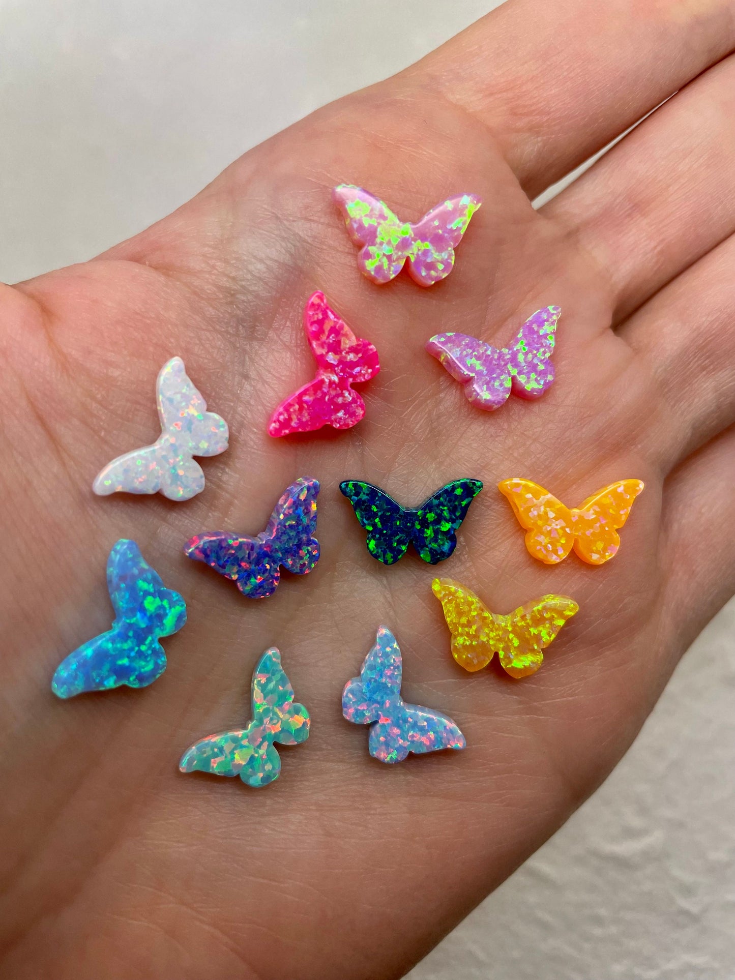 Opal Butterfly Necklace - 12 mesmerizing colors - OpaLandJewelry
