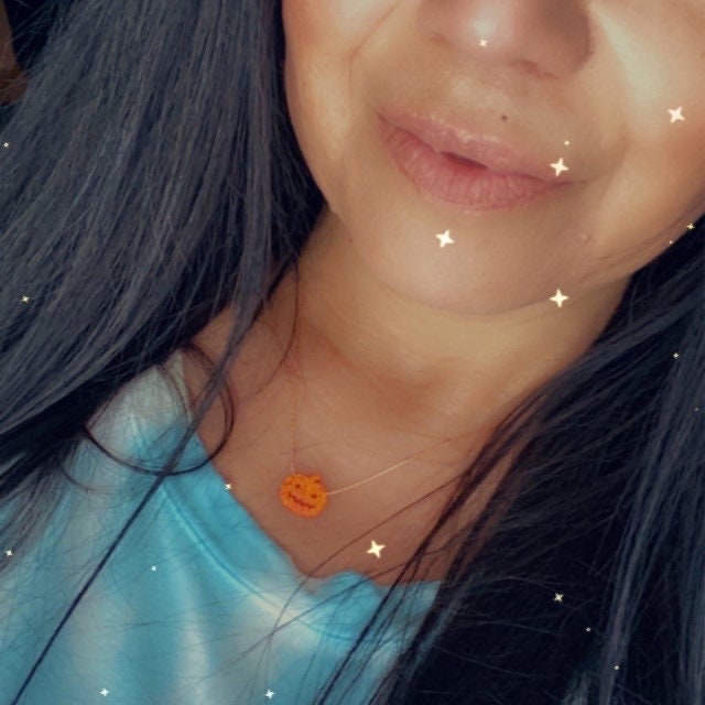 Opal Pumpkin Necklace