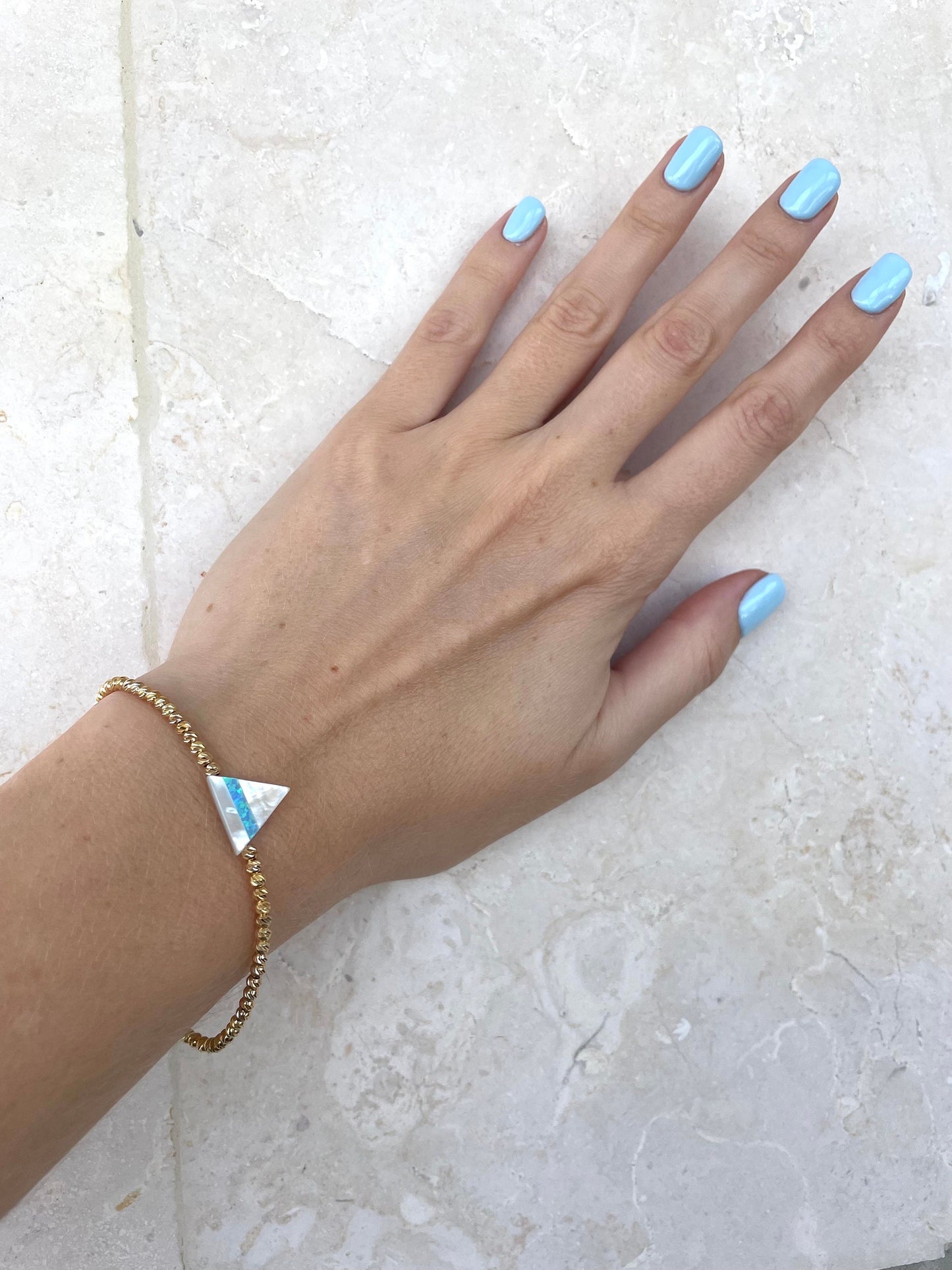 Triangle Bracelet β Unique Geometric Jewelry