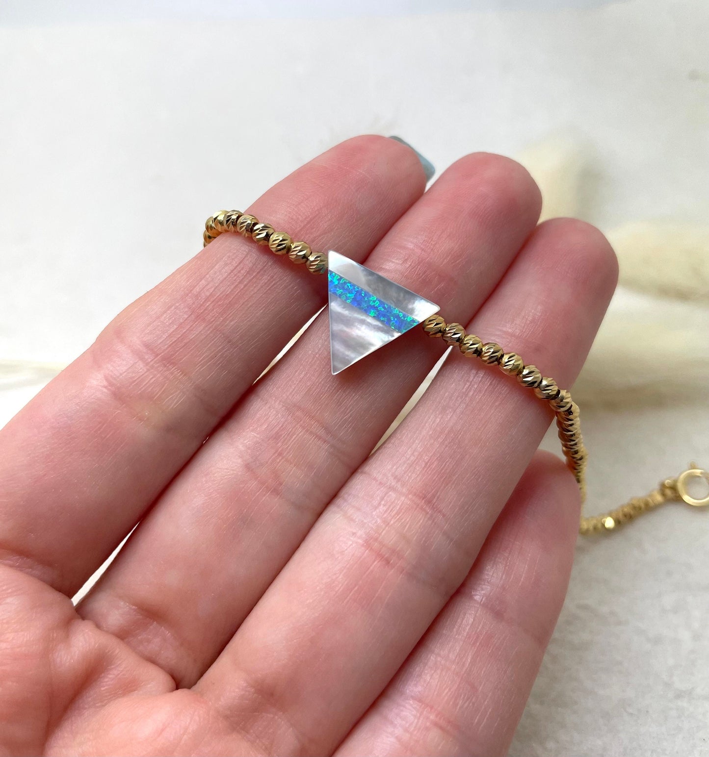 Triangle Bracelet β Unique Geometric Jewelry