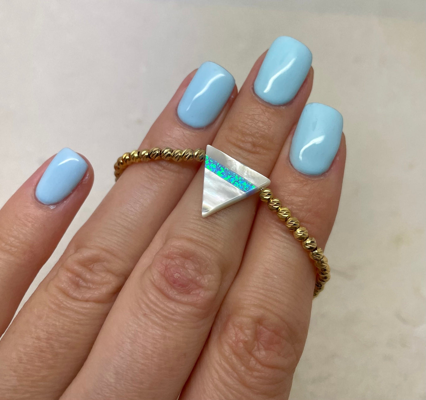 Triangle Bracelet β Unique Geometric Jewelry