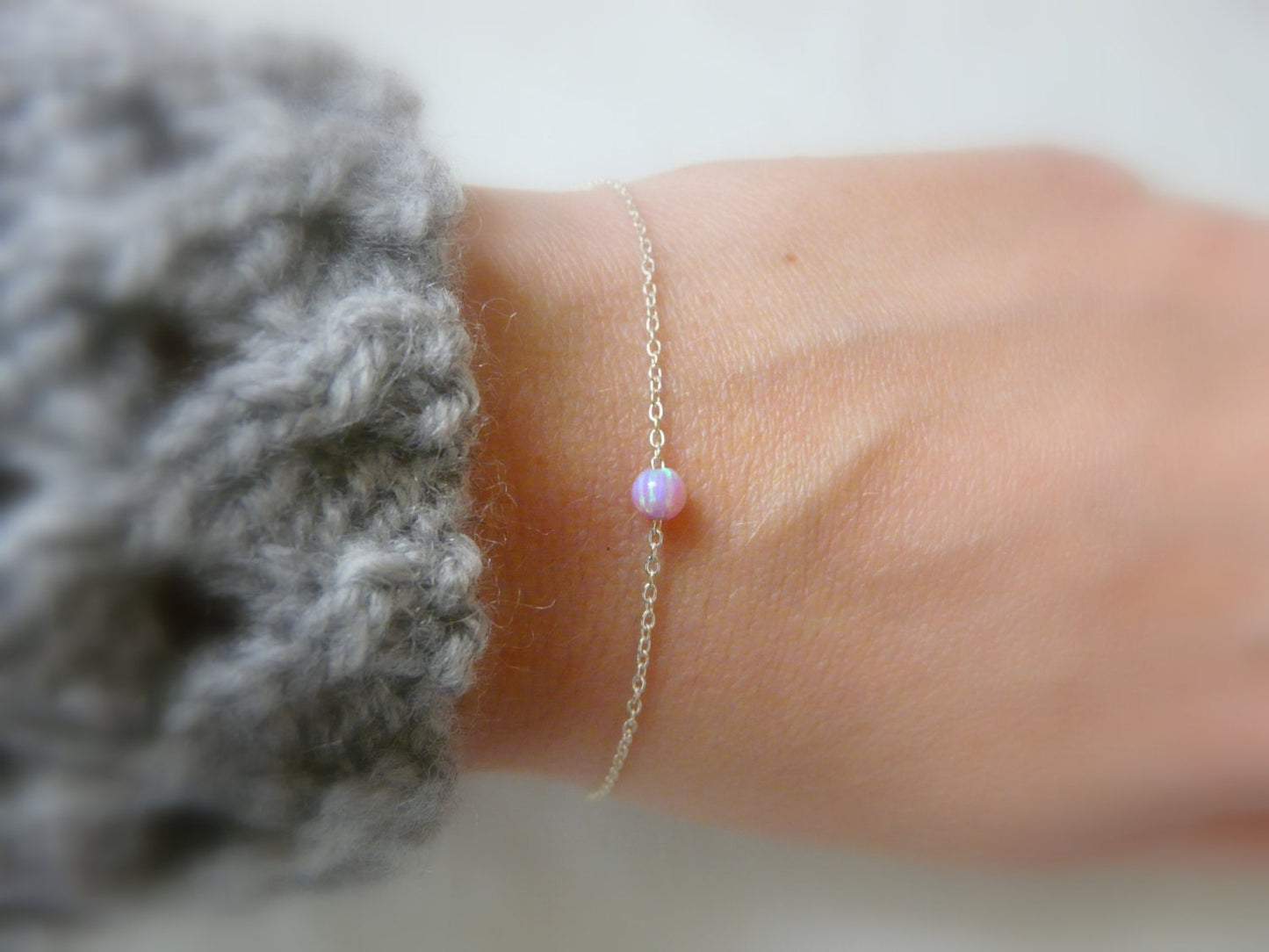 Minimalist Opal Bracelet