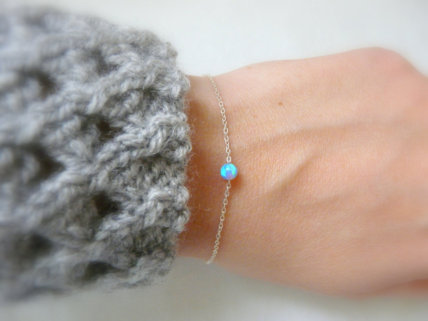 Minimalist Opal Bracelet
