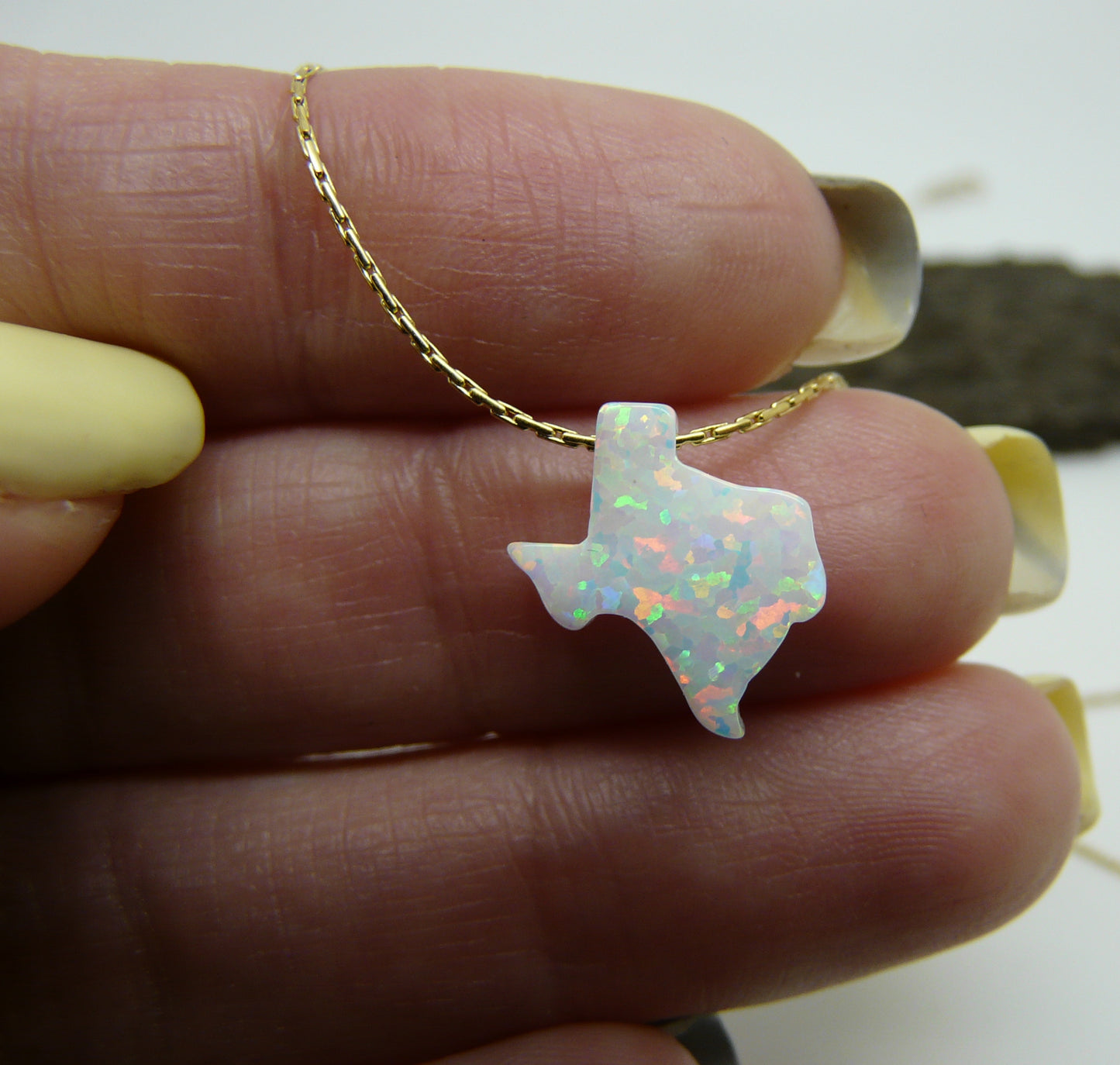 Opal State Necklace – Pick Your State - OpaLandJewelry