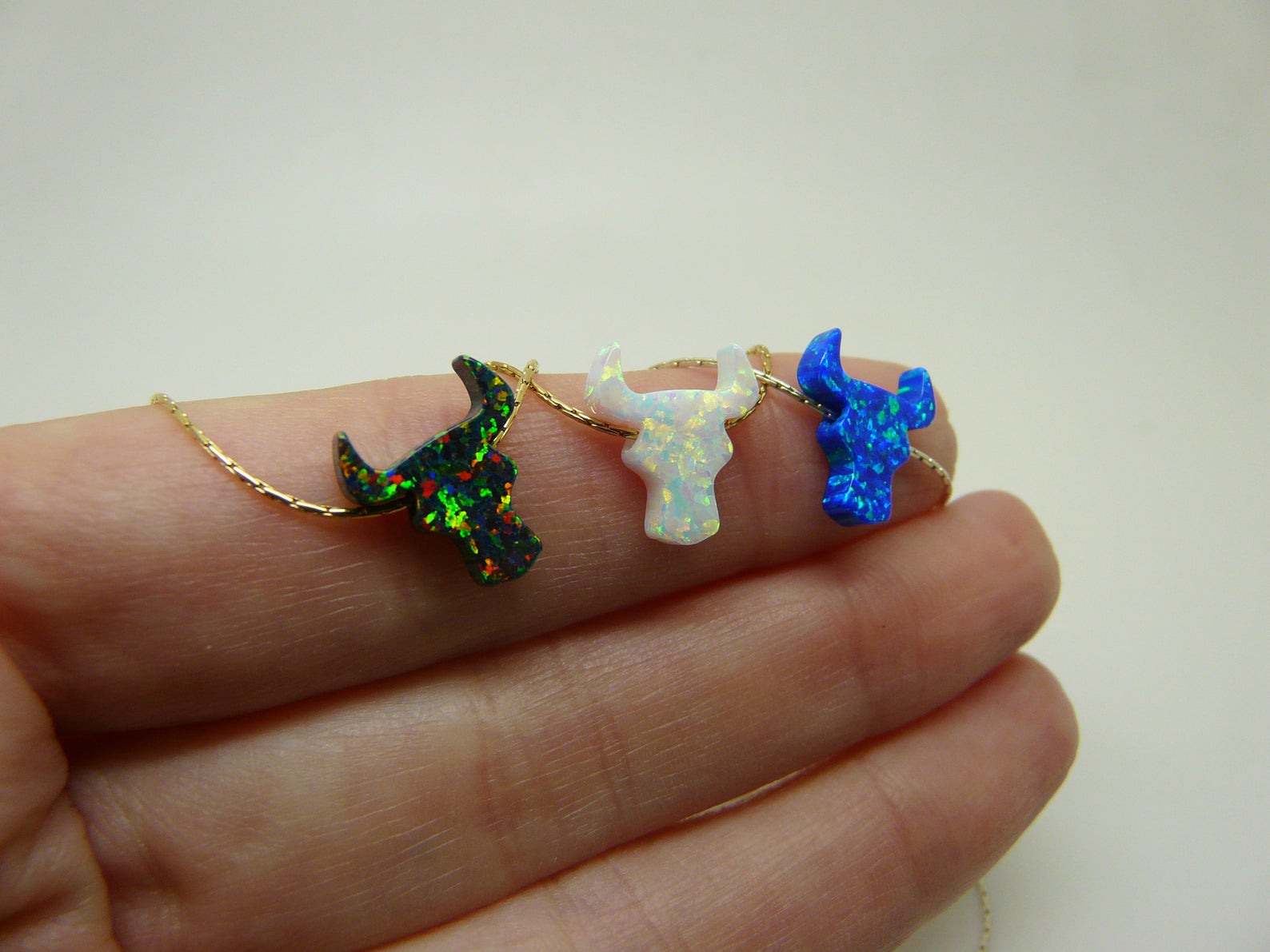 Opal Bull Necklace – Symbol of Strength - OpaLandJewelry