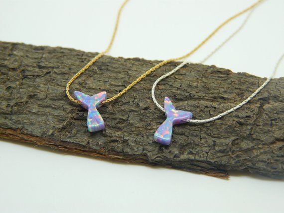 Mermaid tail necklace - OpaLandJewelry