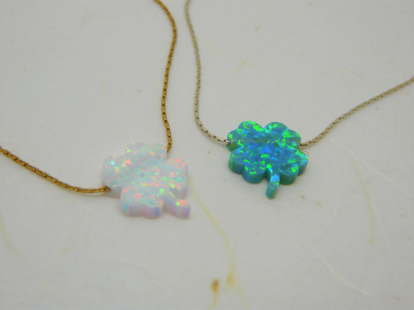 Four leaf clover necklace - OpaLandJewelry