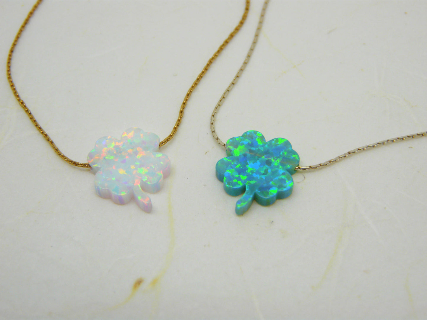 Four leaf clover necklace - OpaLandJewelry