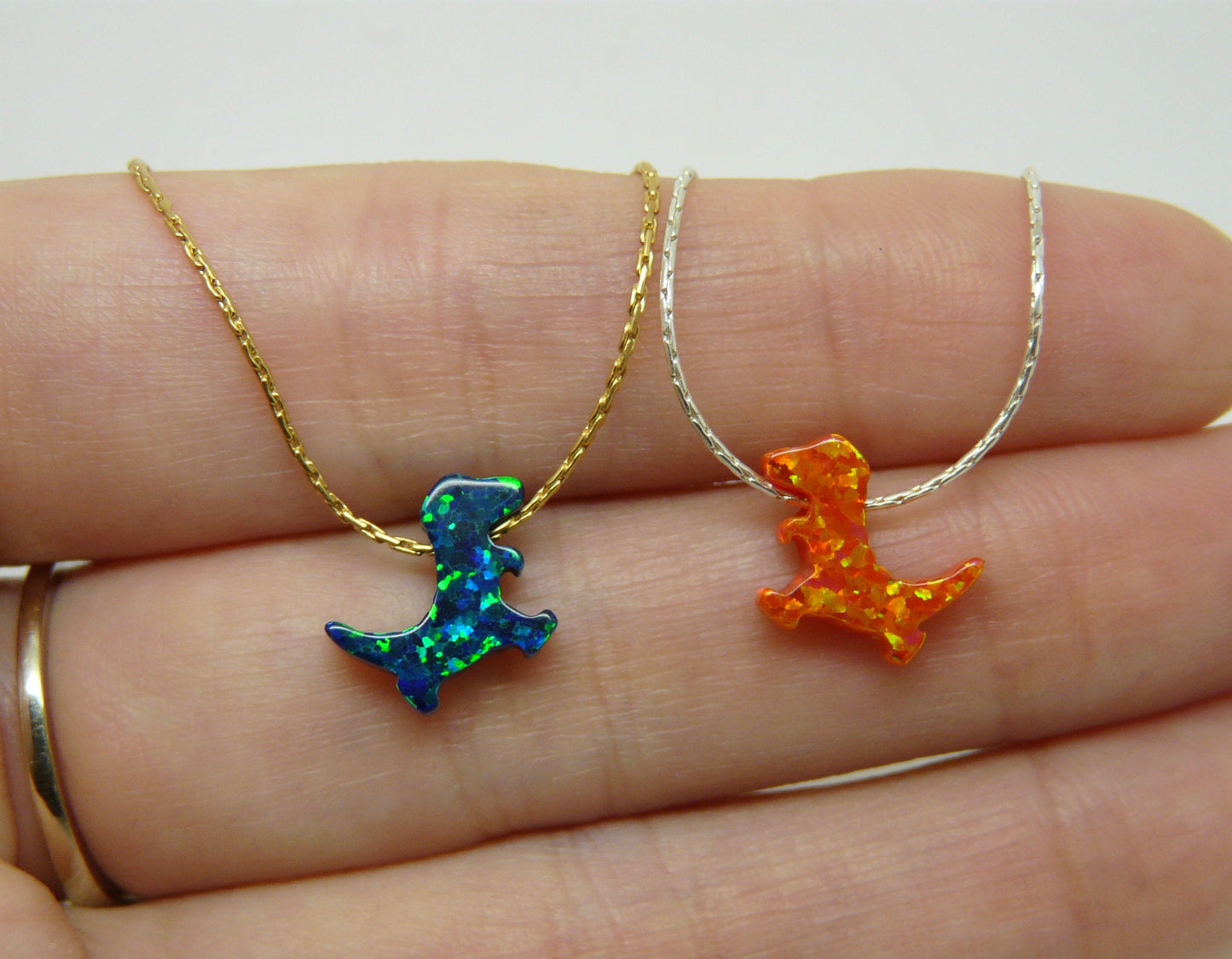 Dinosaur necklace