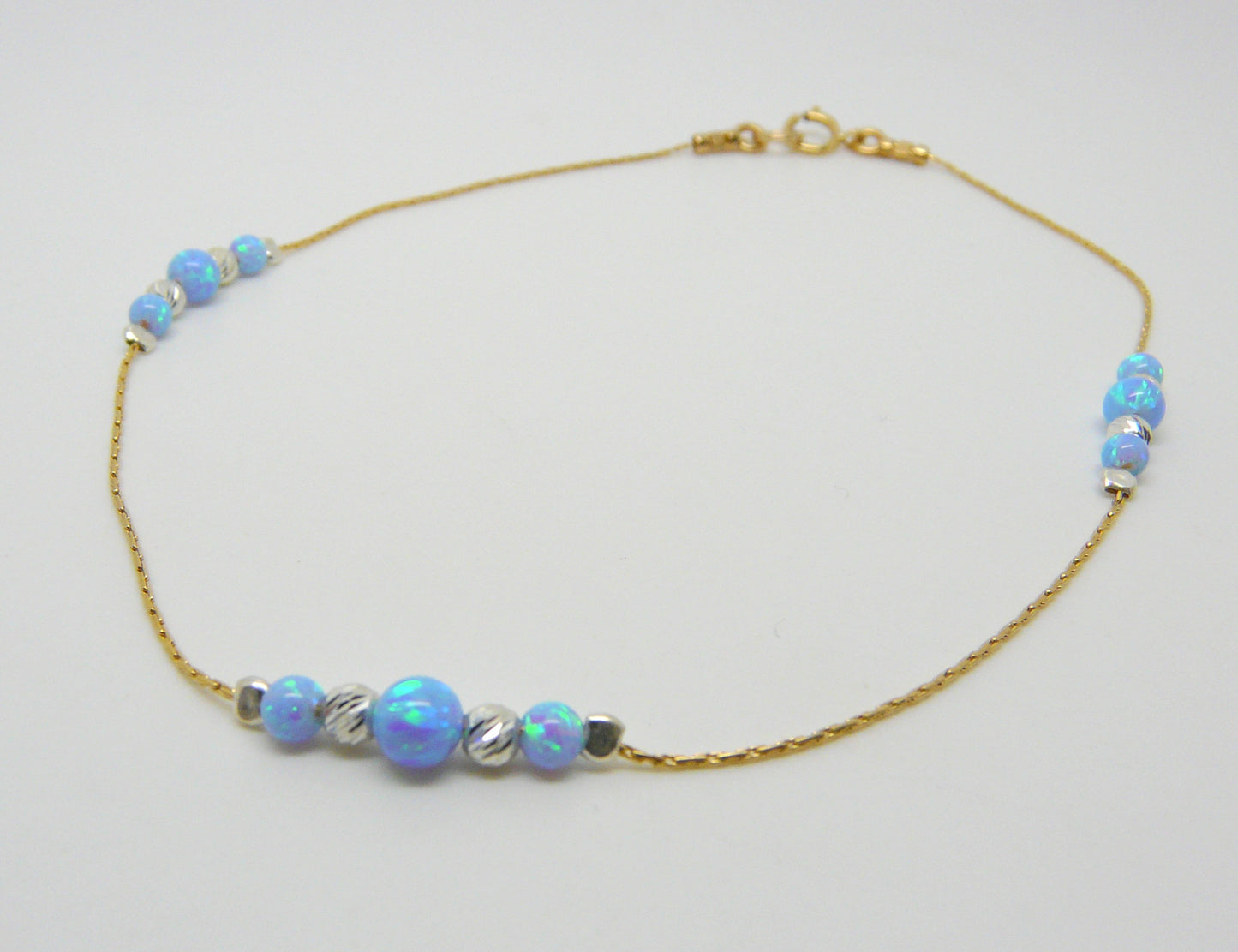 Women's' Boho Opal  Beaded Anklet