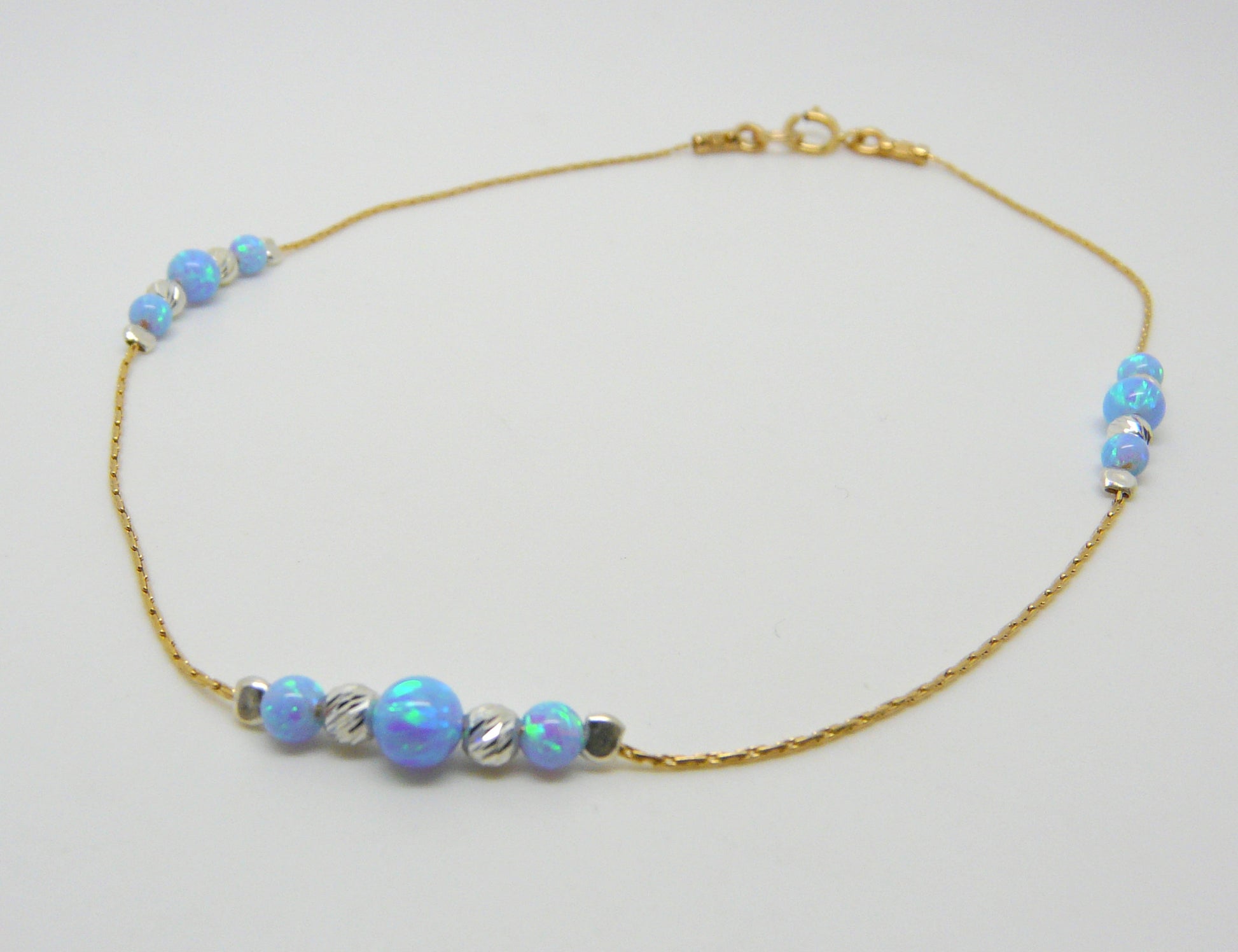 Women's' Boho Opal  Beaded Anklet