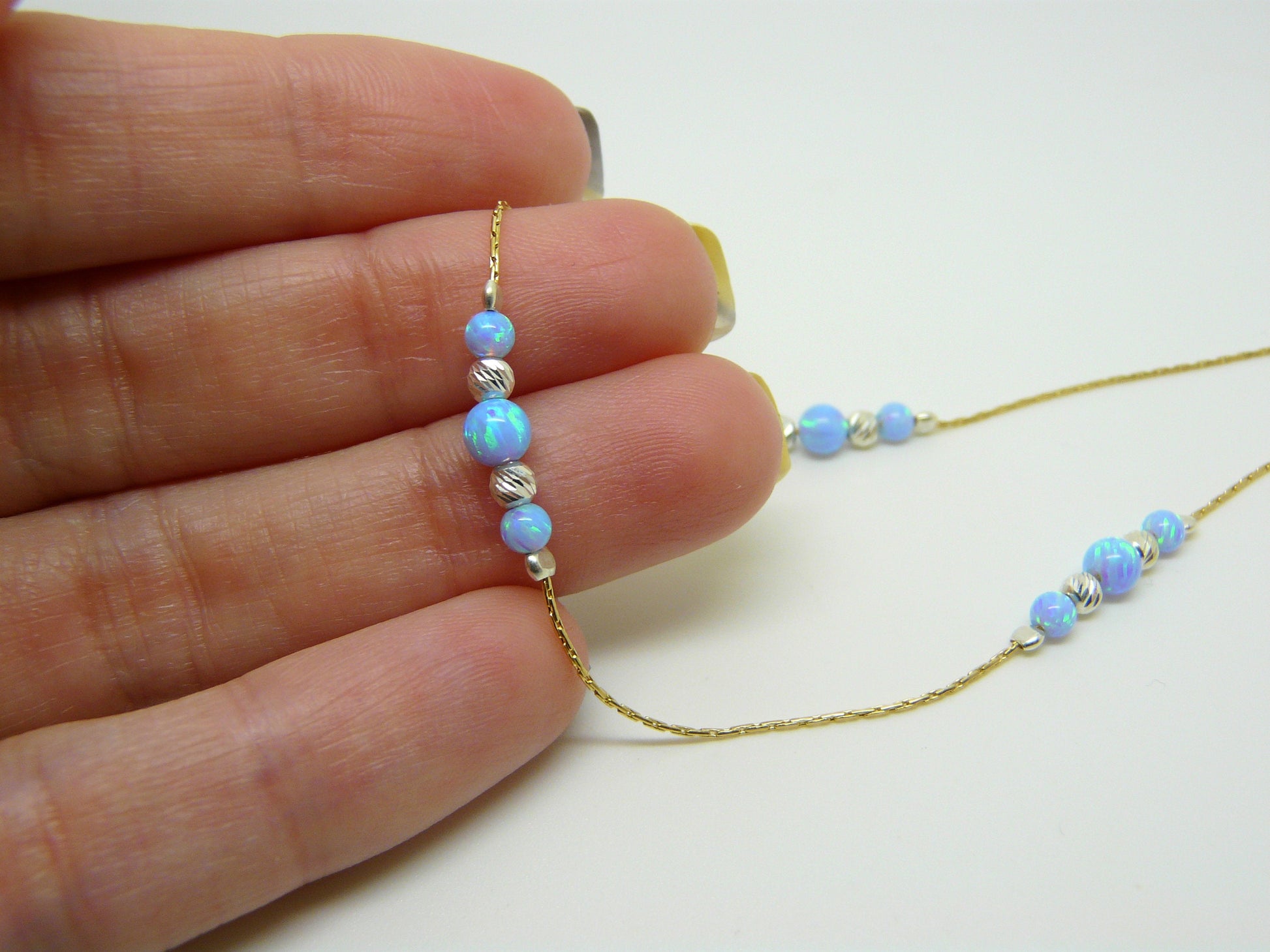 Women's' Boho Opal  Beaded Anklet