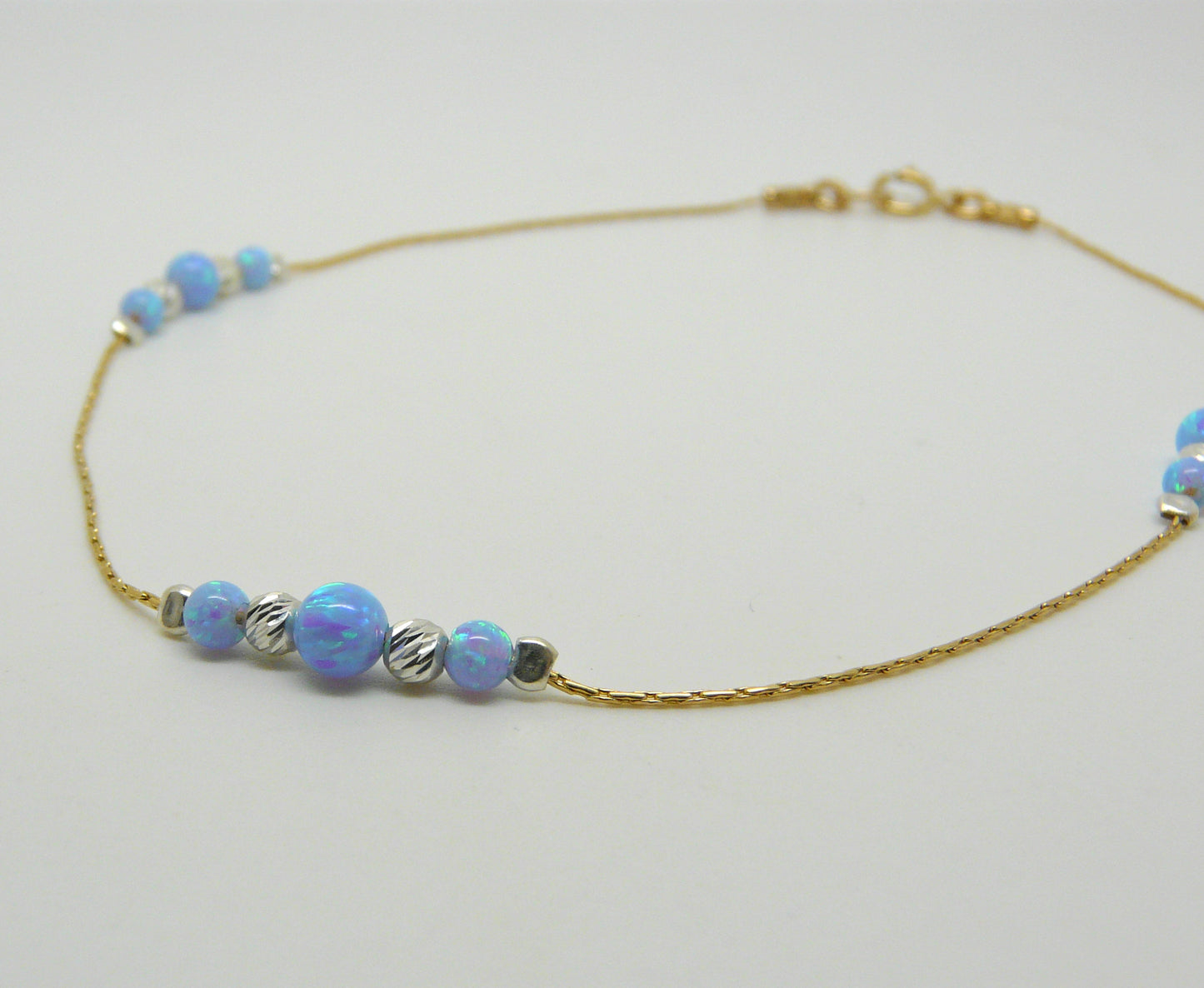 Women's' Boho Opal  Beaded Anklet