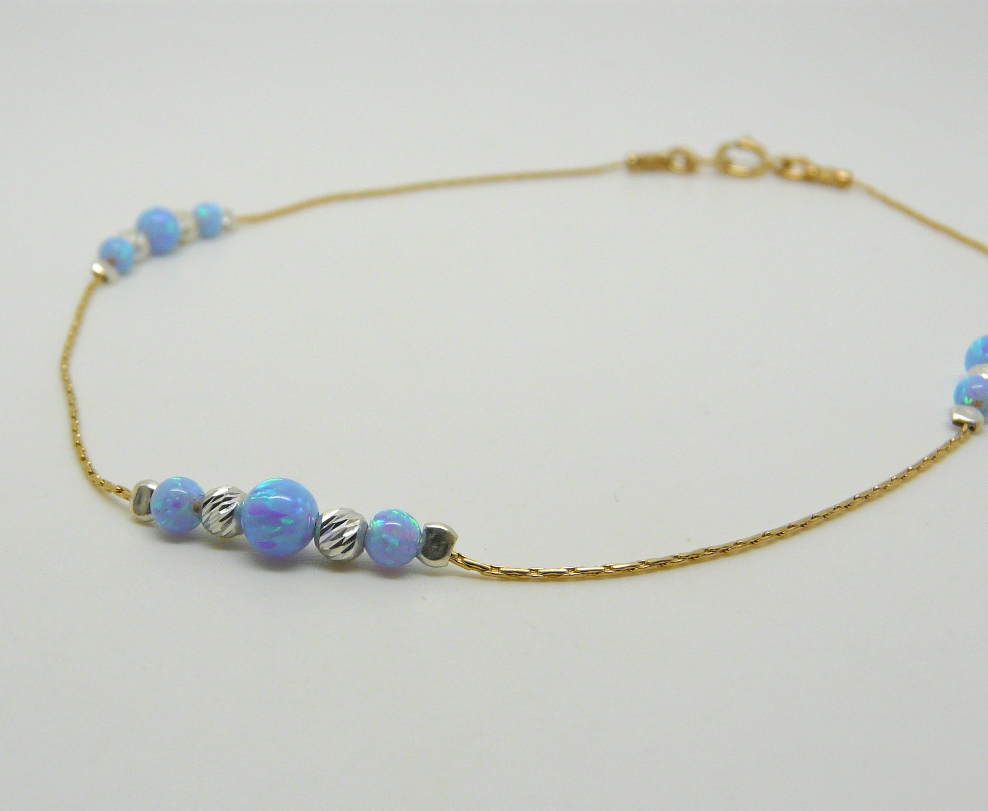 Women's' Boho Opal  Beaded Anklet