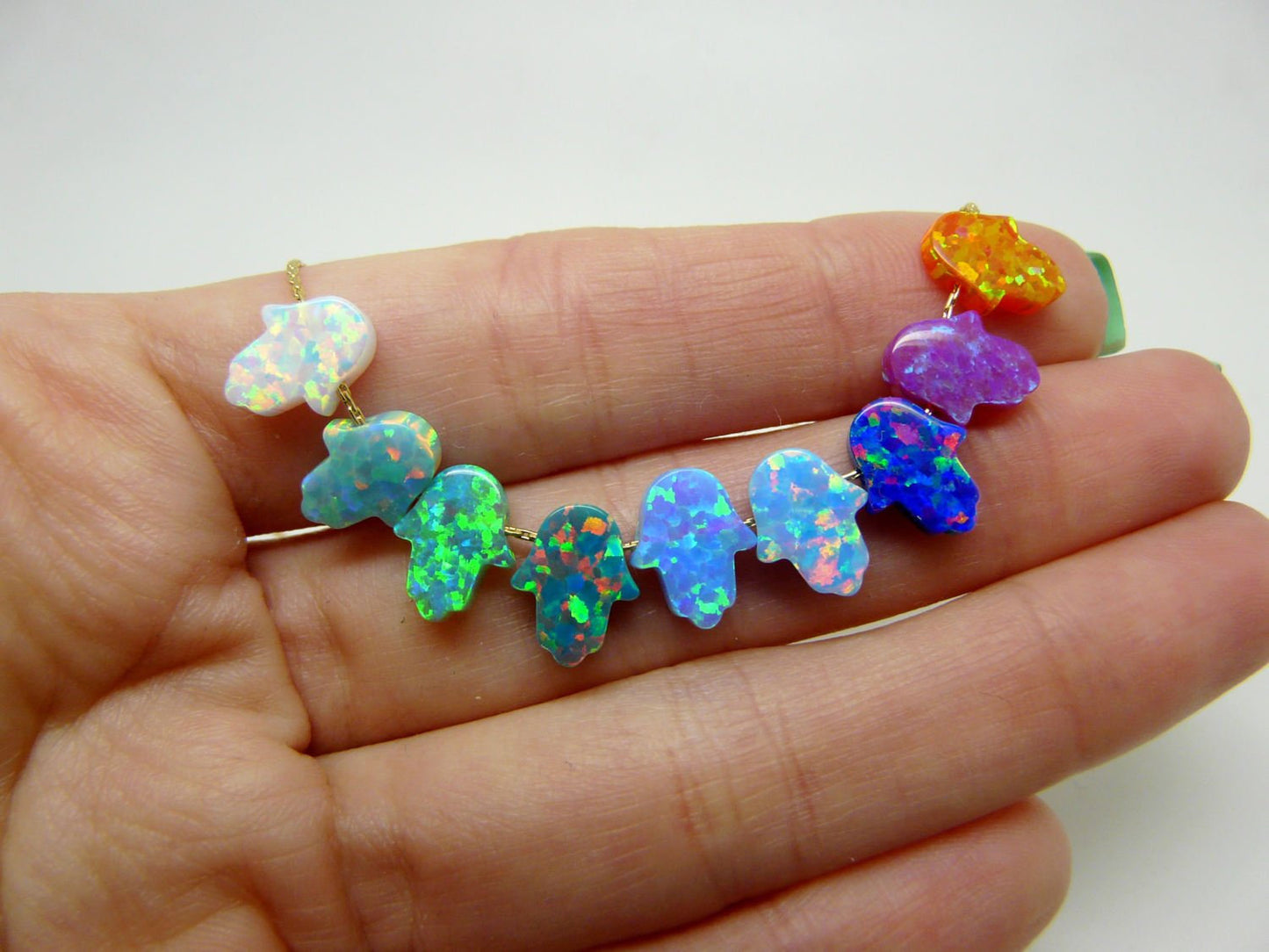 Opal Hamsa Anklet – A Touch of Protection & Style - OpaLandJewelry