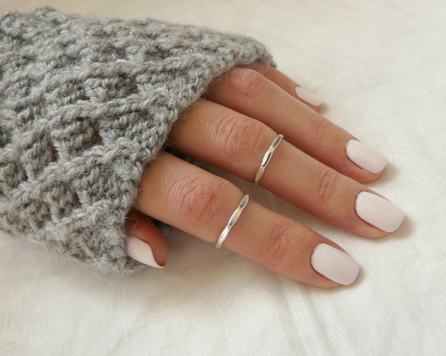 Sterling silver knuckle rings - OpaLandJewelry