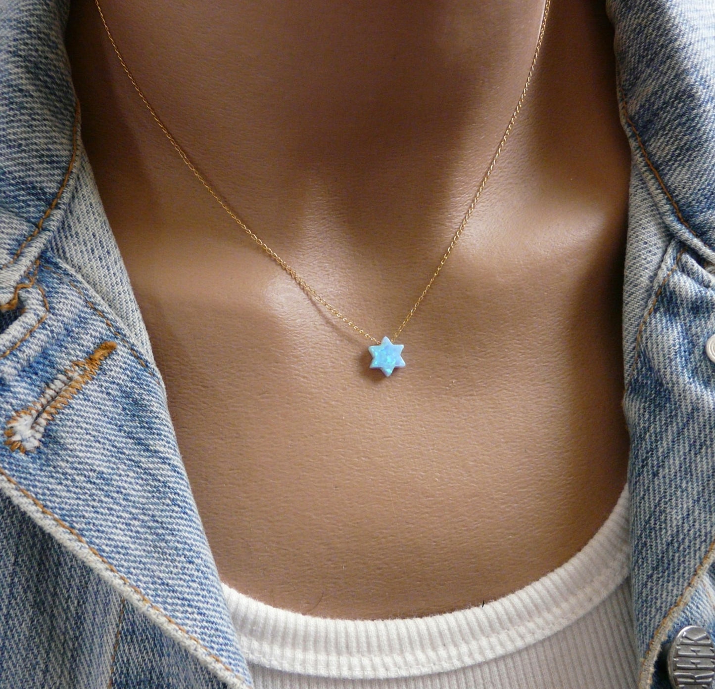 Star of David necklace - OpaLandJewelry