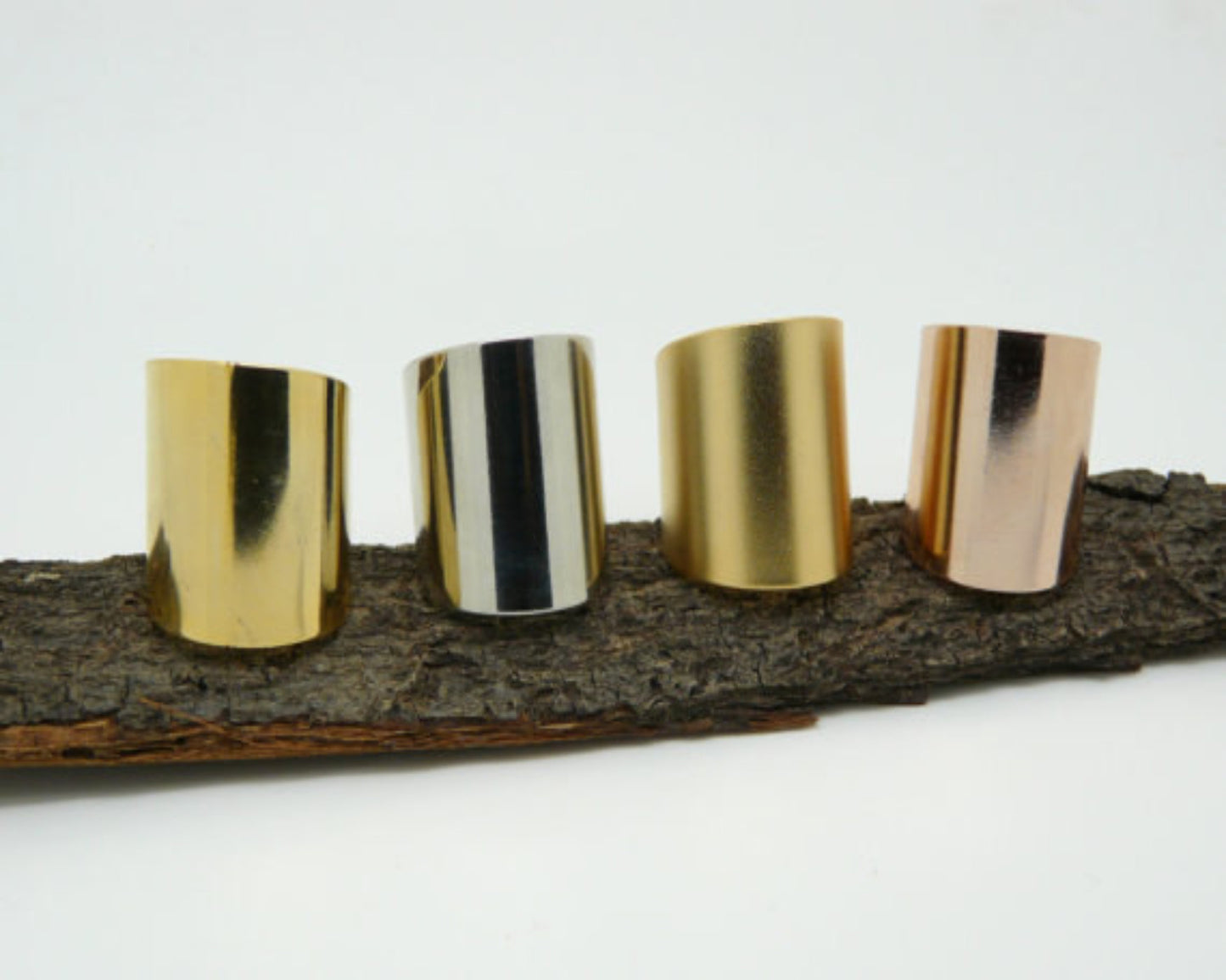 Wide tube ring Gold / Silver / Rose gold - OpaLandJewelry