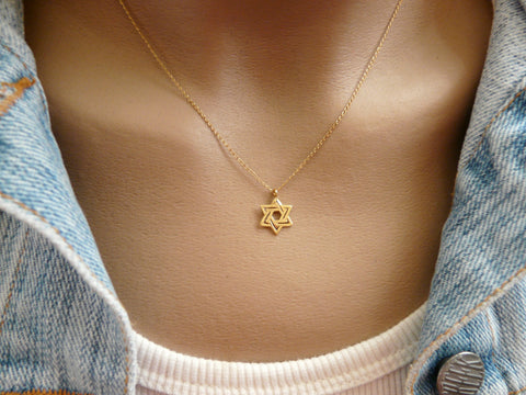 Star of David necklace - OpaLandJewelry