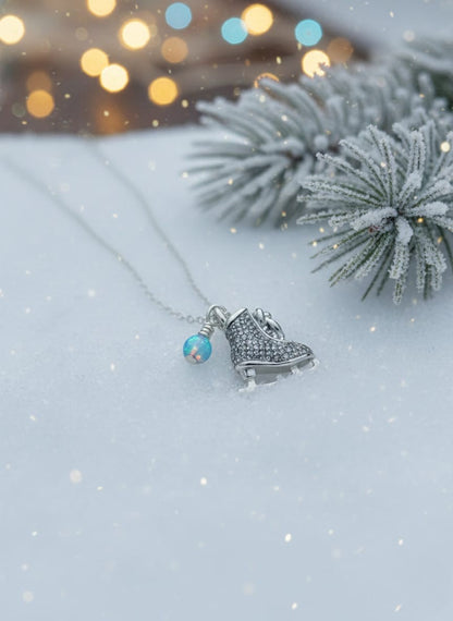 Ice Skate Necklace