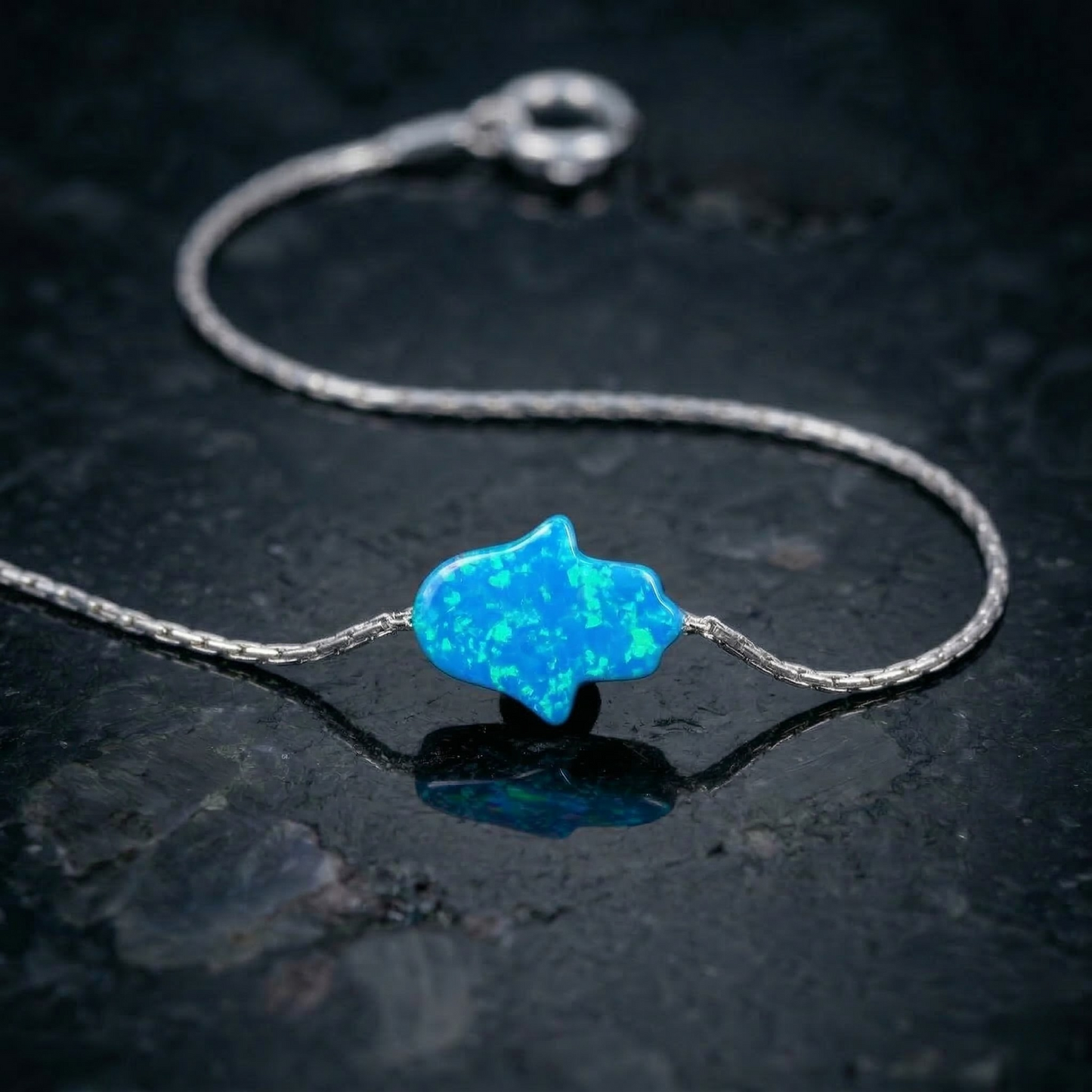 Opal Hamsa Bracelet – A Symbol of Protection & Strength