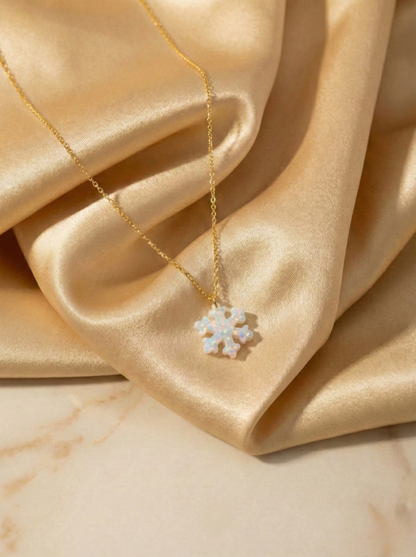 Snowflake Opal Necklace