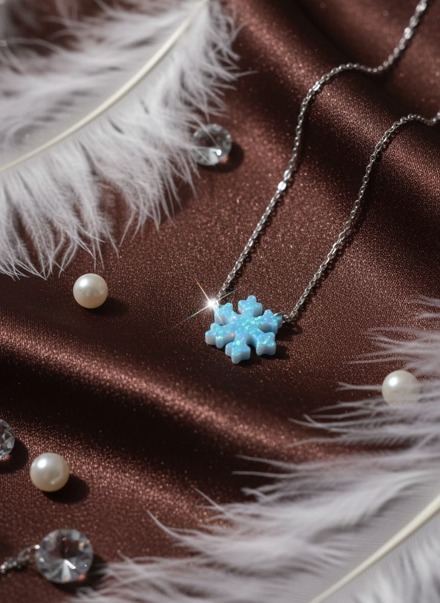 Snowflake Necklace – Winter Wonderland Charm