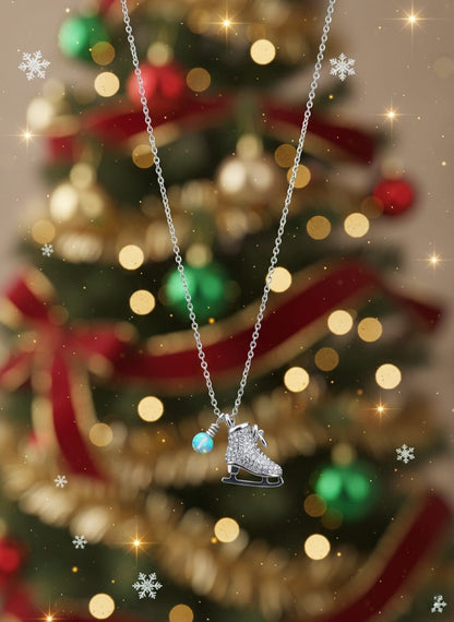Ice Skate Necklace