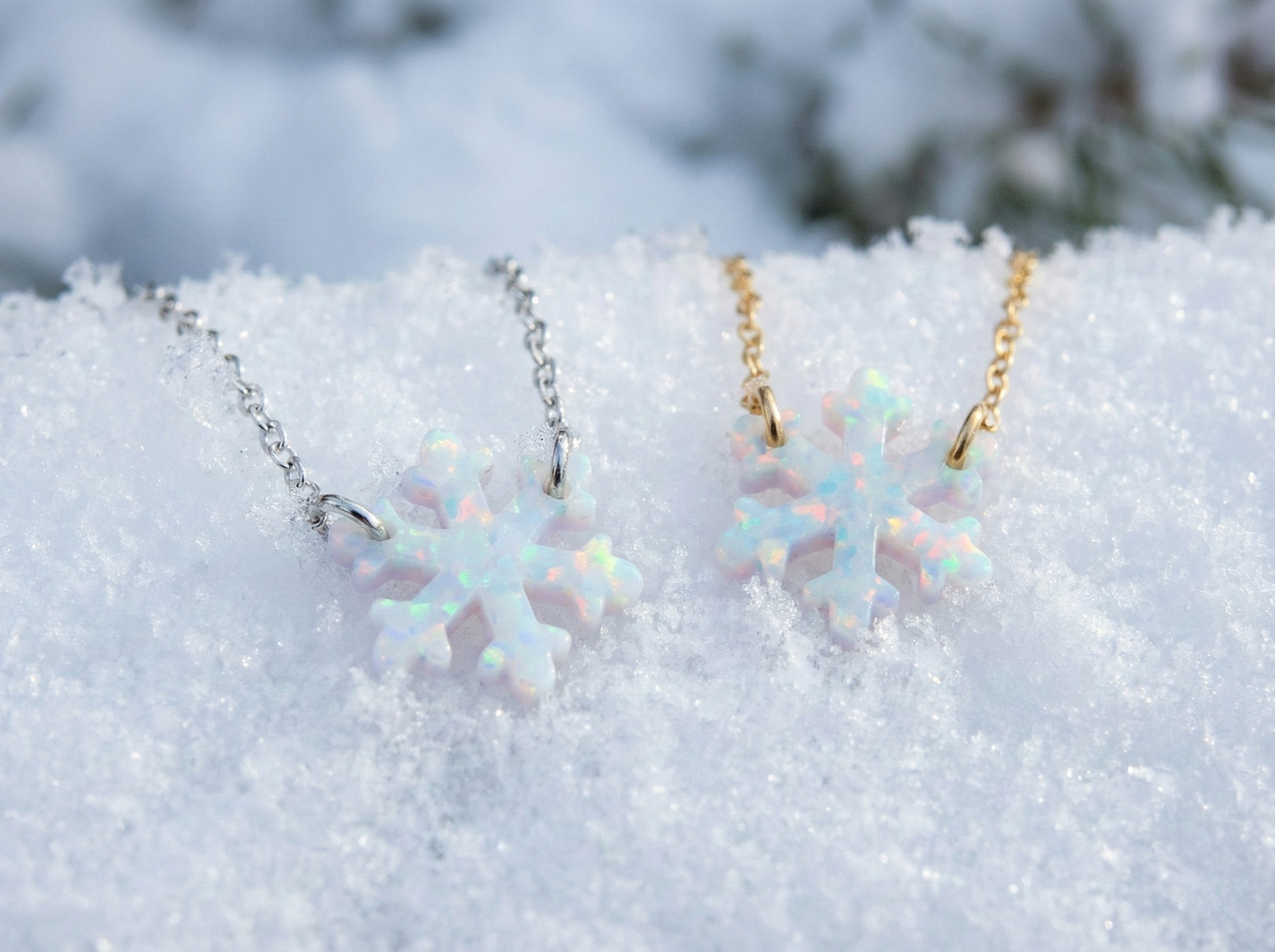 Snowflake Necklace – Winter Wonderland Charm