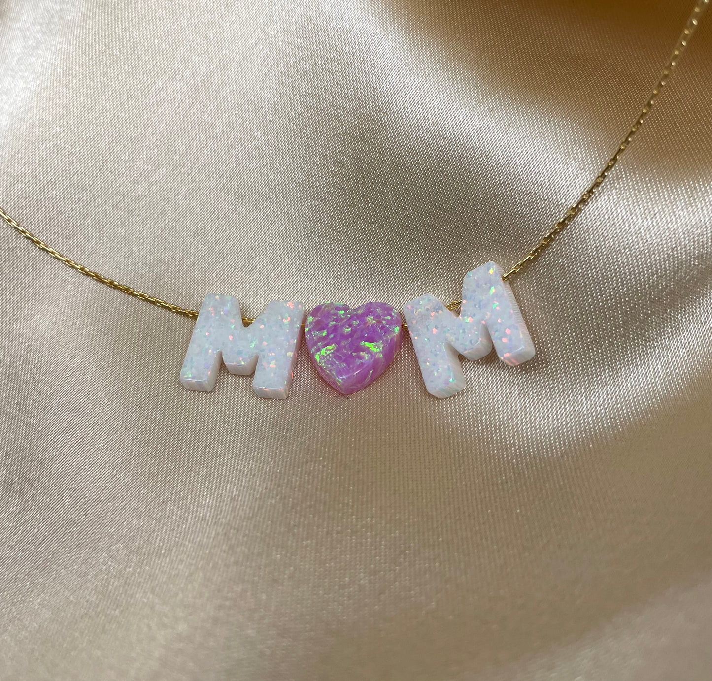 MOM opal necklace